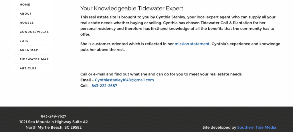 Cynthia Stanley Tidewater Real Estate